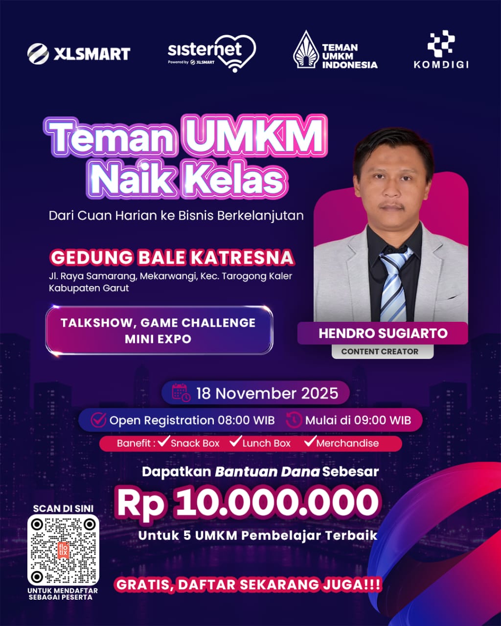Open Pendaftaran Teman UMKM Naik Kelas